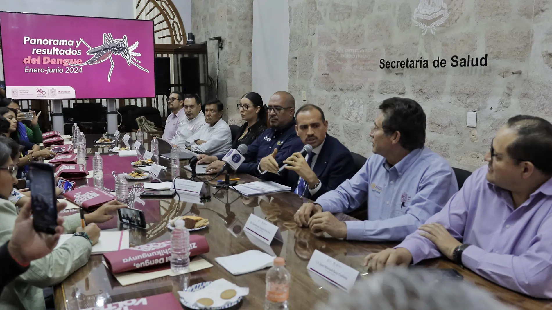 Rueda de prensa de la SSM sobre el dengue